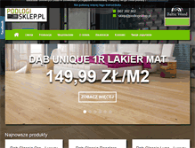 Tablet Screenshot of podlogisklep.pl